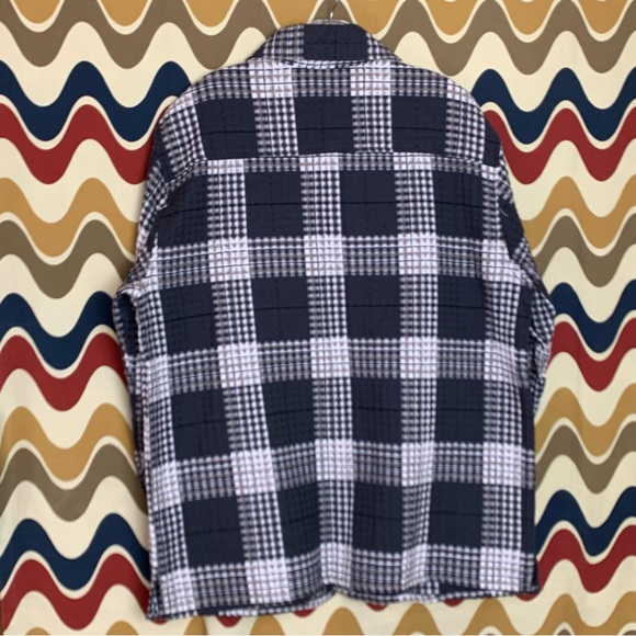 Pac Sun Waffle Weave Button Up Size L/XL GUC - Picture 2 of 7